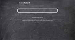 Desktop Screenshot of neodatatype.net